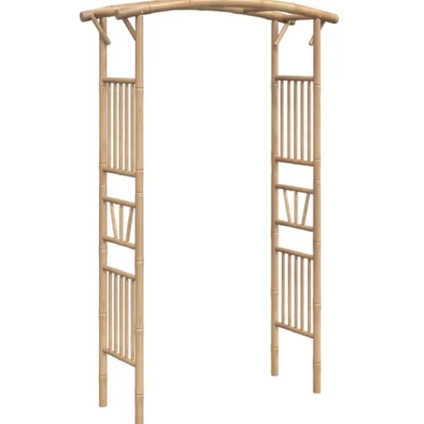 vidaXL Rosenbåge bambu 118x40x187 cm
