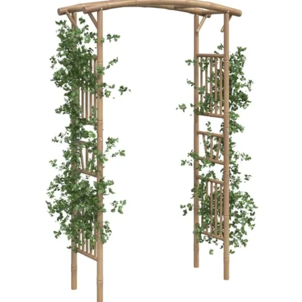 vidaXL Rosenbåge bambu 118x40x187 cm