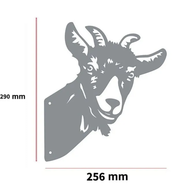 Outlet Rostdekoration för trädgård goat Trädgårdsprydnader