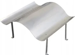 Rostfri skorstenslock för NAPOLEON skorsten 50 x 122 cm