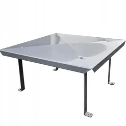 New Rostfritt stålkuvert skorstenslock 40 x 110 cm skorstenslock Tillbehör Till Vedeldade Kaminer & Öppna Spisar