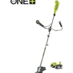 Hot - 18V ONE+ Röjsåg - styrstång - Ø vajer 1 x 1,6 mm - 3-tandat Tri-Arc™-blad 20 cm + 4,0 Ah batteri och laddare - RBC18X20B4F Trädgårdsmaskiner