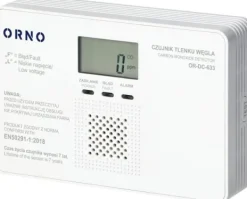 Sale Savio Orno batteridriven kolmonoxidsensor (kolmonoxid), 9V, 7 års livslängd, EN 50291-1:2018 Rök- & Koloxiddetektorer