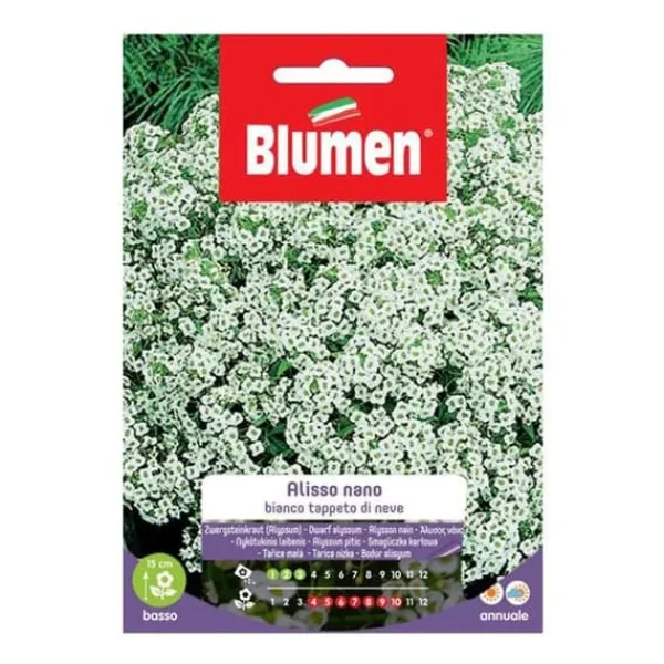 SEMIA ALISSO BIANCO NANO TAPPETO SNÖ BLUMEN