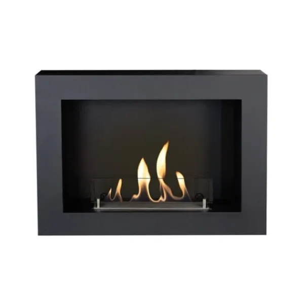 Serra bio-etanol vägg spis - Svart - Mood eldstad - 1,5 KW värme