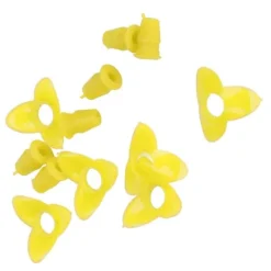 Hot 30Set Ersättningsdelar för Fågelmatare Blomma Plast Fågelmatare Ersättningsdelar Tillbehör för GardenYellow För Fåglar & Småvilt