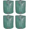 Hot SHOP-STORY - GARDEN BAG 4x: 4 XXL vikbara trädgårdsväskor - 272L i robust PP med band Trädgårdskorgar
