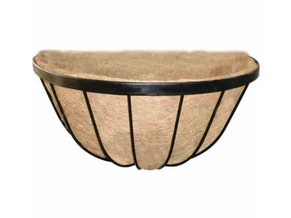 Hot Siena Garden Wrought J58090 #####Wandlamp Steel, Coconut Black, Nature Trädgårdskorgar
