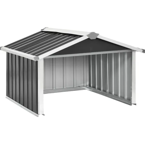 vidaXL Skjul för robotgräsklippare 92x97x63 cm galvaniserat stål