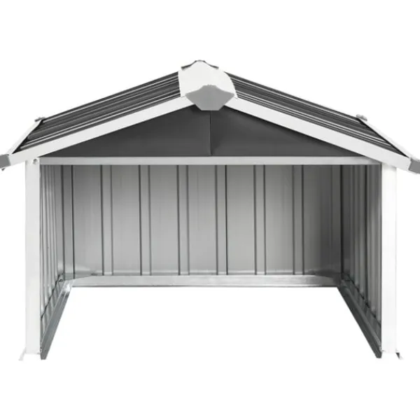 vidaXL Skjul för robotgräsklippare 92x97x63 cm galvaniserat stål