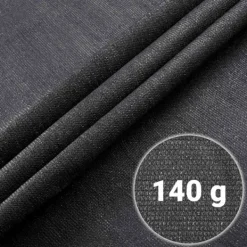 Hot Skuggnät 1,5x25m 140g/m2 + 50 klämmor grå Markduk & Fiberduk
