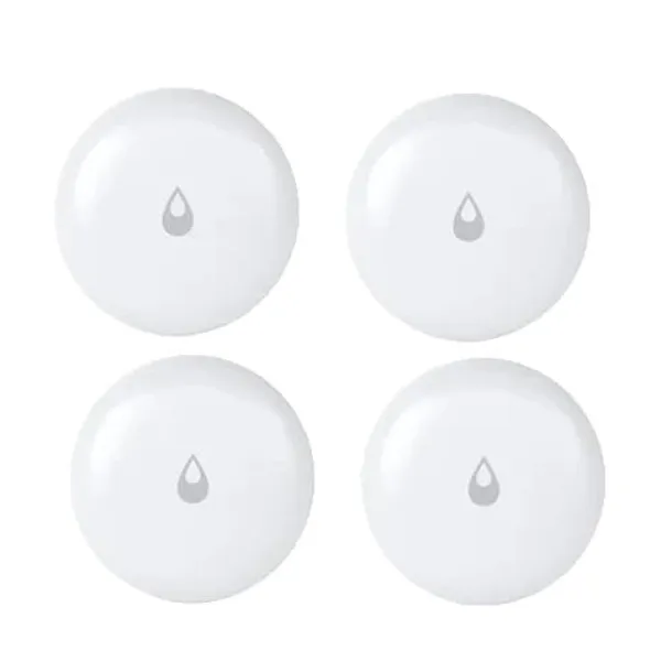 Clearance Smart Home Temperatursensorer, Rörelsesensor, Zigbee-anslutning, , Water Sensor 4pcs Läckagedetektorer
