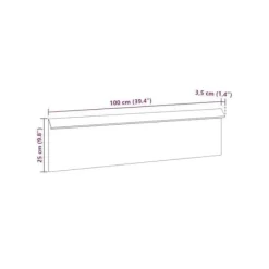 vidaXL Snigelavvisande stängsel i galvaniserat stål - - Silverfärgad - 100x3,5x25 cm - Hållbar - Utomhus - Montering krävs