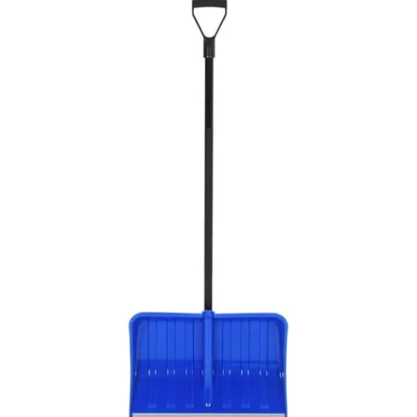 Clearance Snöspade blå 147 cm metall Snöborttagning