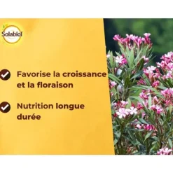 New SOLABIOL Gödningsmedel för lagerträd och bougainvillea - 1,5kg - Upp till 30 plantor - Främjar blomning och tillväxt Gödningsmedel