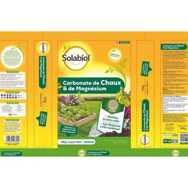 Discount SOLABIOL SOCHAUX10 Kalk och magnesiumkarbonat - 10 kg Jord & Sand