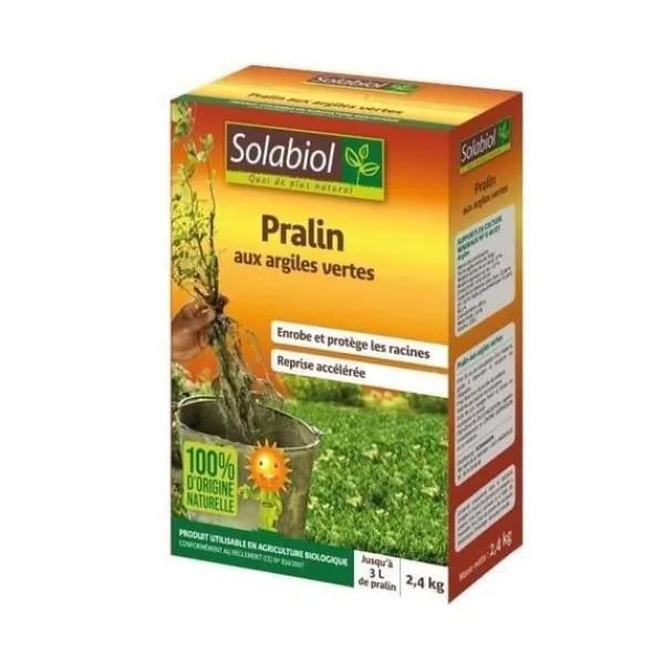 Best Solabiol SOPRAL3 Pralin med grön lera - Upp till 3 l - 2,4 kg Jord & Sand