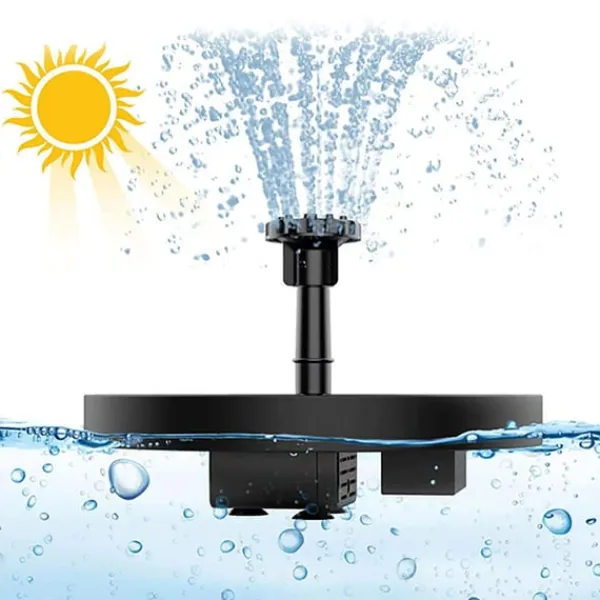 Hot Solar Fountain Water Fountain (utan batteri) Model 2 Fontäner & Dammar