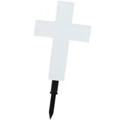 Discount Solar LED Cross Lights for Graveside Memorial - Garden Grave Marker Decor Trädgårdsprydnader