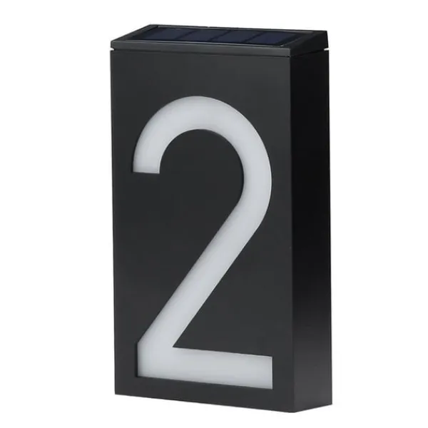 Hot Soldriven husnummerljus 2 Adresskyltar & Husnummer