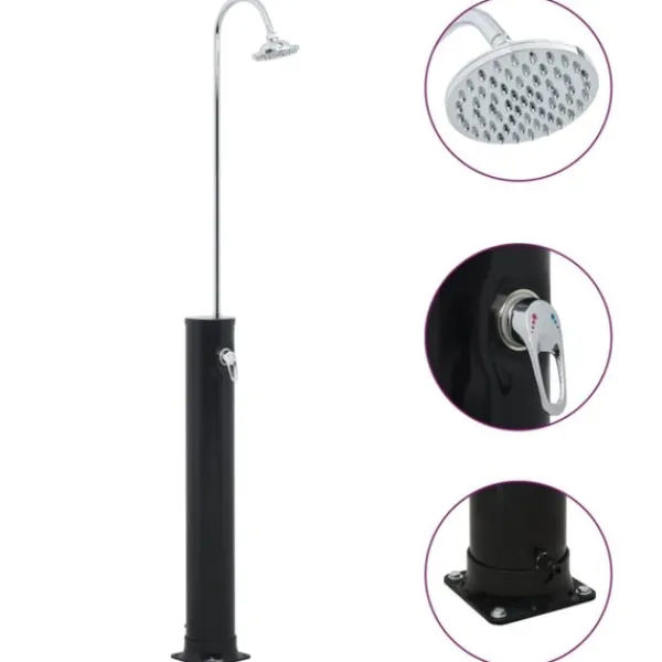 Discount Soldusch svart 214 cm 20 L Spa & Utomhusbad