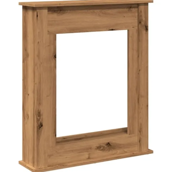 New Spiselkrans artisan ek 75x20x87,5 cm konstruerat trä Öppna Spisar