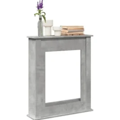 Discount Spiselkrans betonggrå 75x20x87,5 cm konstruerat trä Öppna Spisar