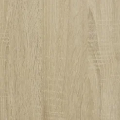 Best Spiselkrans i sonoma-ek med hylla för LED-låga | Storlek: 81x18x82 cm Öppna Spisar