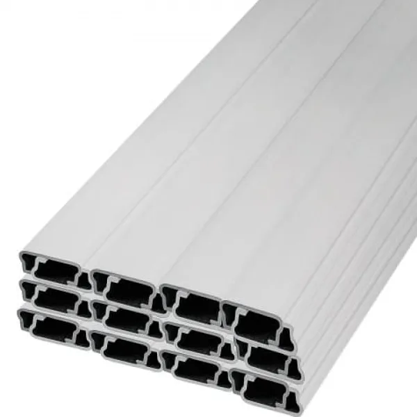 Springtråd och låskanalsats, 200x3,2x1,3 cm, 30-pack, växthusfäste, aluminiumlegering