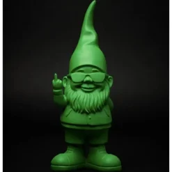 Best Staty Mini Bernardo grön finger uppåt Trädgårdsprydnader