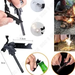 Survivalverktyg - TD® - Multifunktionell uppsättning - Svart - 20x12x6cm - Nödsituationer