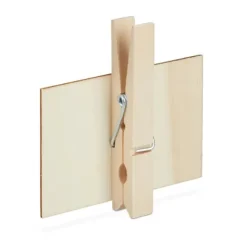 Svarta griffeltavleklämmor, 7x7,5x1,5 cm, Svart