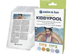 Clearance Swim&Fun KiddyPool för små pooler upp till 1200 L - 5 x 25 ml Pool- & Spatillbehör