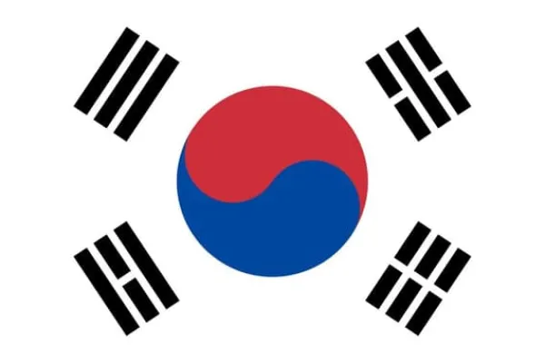 Sydkorea flagga
