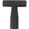 T Grip Spade Handtag Plast Stark Lättvikt Halkfri snöskyffel Handtag 3,4 cm Innerdiameter