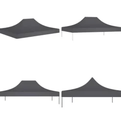 Outlet Tak till partytält 4x3 m antracit 270 g/m² - Tak Tält - Tak Partytält - Home & Living Tält & Lusthus