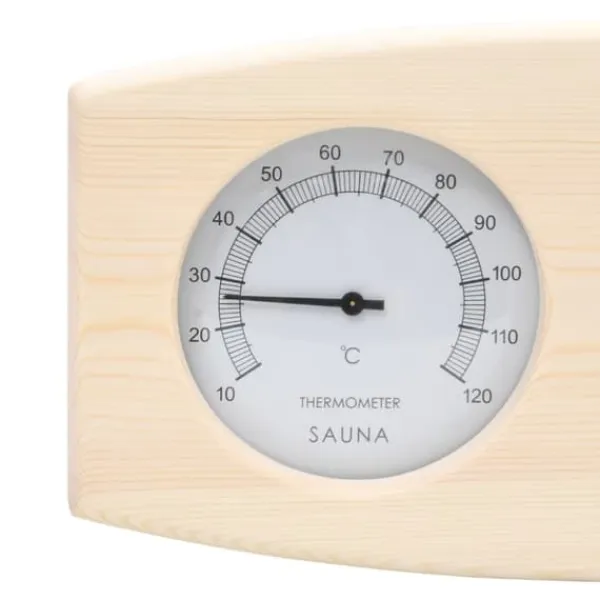 Clearance The Living Store 2-i-1 Bastutermometer & hygrometer sandur set massiv furu - Bastutillbehör Bastu