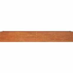 The Living Store Odlingslåda rostig 320x80x45 cm rosttrögt stål - Krukor & odlingslådor