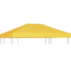 The Living Store Paviljongtak 270 g/m² 4x3 m gul - Tak till partytält & lusthus