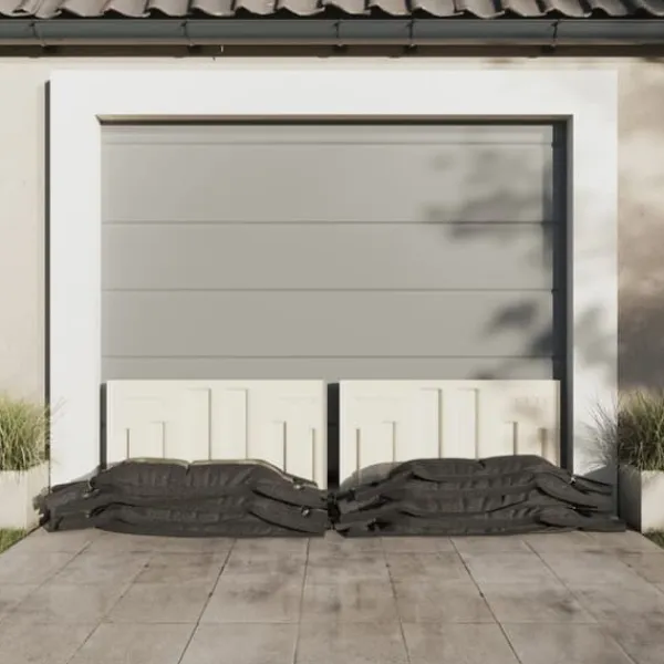 The Living Store Sandsäckar 25 st mörkgrön 103x25 cm HDPE - Industrilager