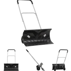 Best The Living Store Snöskyffel med utdragbart handtag svart 66 cm stålblad - Snöskyfflar Snöborttagning