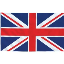 The Living Store Storbritanniens flagga 90x150 cm - Flaggor & vindstrutar