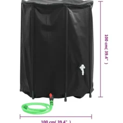 Best The Living Store Vattentank med kran vikbar 750 L PVC - Bevattning Regntunnor