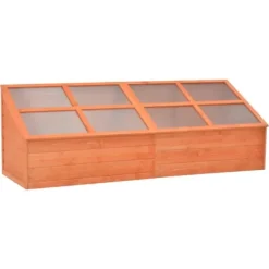 The Living Store Växthus trä 180x57x62 cm - Växthus