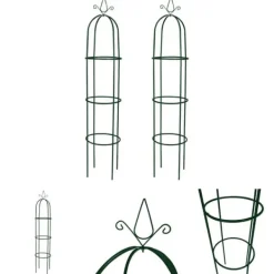 The Living Store Växtstöd obelisk 2 st - Bersåer, spaljéer & pergolor