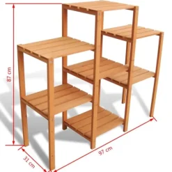 Sale The Living Store Växtställ 97 x 31 x 87 cm - Växtställ Växtställ