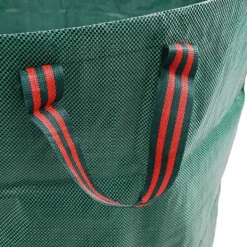 Discount Trädgårdsavfallskassar med handtag - Fällbara runda 4 st | Färg: Grön | Storlek: 500 L Trädgårdskorgar