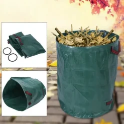 Online Trädgårdsavfallspåsar - MEN - 4 st - 270L - Extra stark polypropen - Grön Trädgårdskorgar