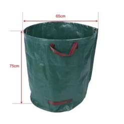 Trädgårdsavfallspåsar - 2st - Kapacitet 270L - Extrastark polypropylen - 50kg max