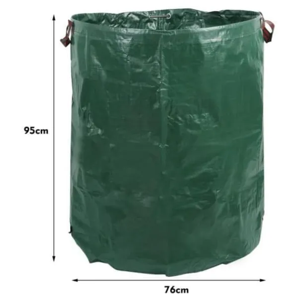 Best Trädgårdsavfallspåsar - Stabil - 280L - 50kg - 4 stycken - Rivbeständig Trädgårdskorgar